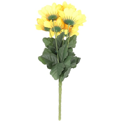 Künstliche große Sonnenblumen Blumenstrauß Kunstseide Blumen Zuhause, Büro, - Bild 8 von 12