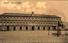 Napoli Naples Cartolina Italia 1910 Palazzo Reale Postcard Italy Italy