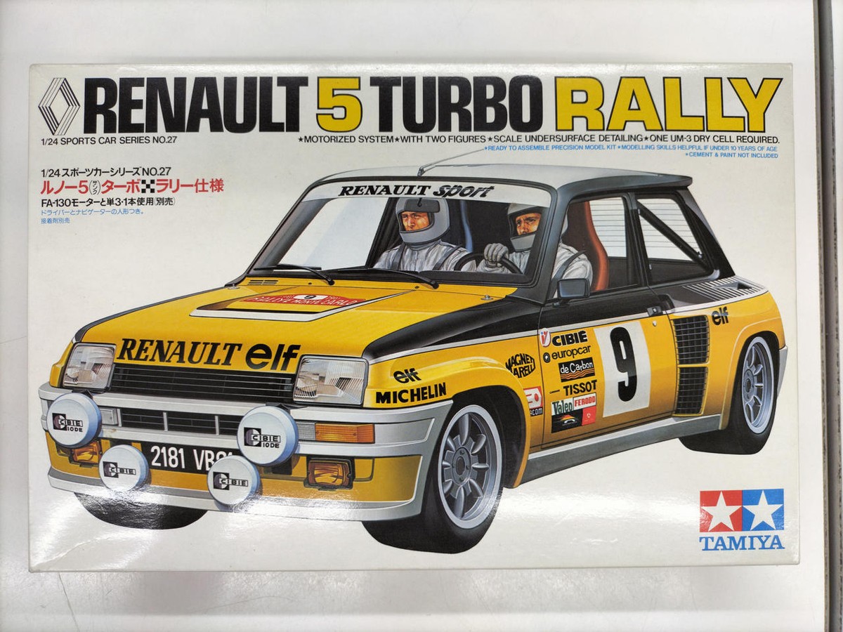 Sports Car Series NO.27 Model No. 1 24 Renault 5 (Sunk) Turbo 本 vb-3 No.1