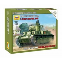 T-28 Sowjetischer Mittlerer Panzer 1:72 Plastikmodellbausatz Zvezda