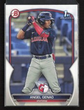 2023 Bowman 1st Edition #BPPF-140 Angel Genao Cleveland Guardians