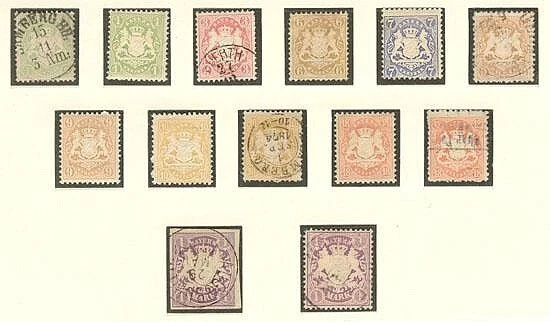 Bavaria, old German Stamp Lot, Franco, Kreuzer. 27 Stamps - Image 3 of 4