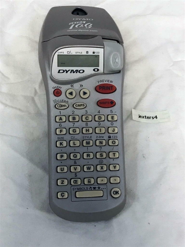 DYMO LetraTag Personal Label Maker 11944 Silver 2line printing 6