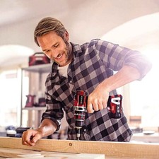 Einhell TE-CD 18/50 Li-I Bl Power X-Change - Trapano Avvitatore A Percussione A Percussione Wireless (Li-Ion, 18 V, 50 Nm, Motore Senza Carbone, Con 1 Batteria Da 2,0 Ah E 1 Batteria Da 4 Ah Pxc + - 3