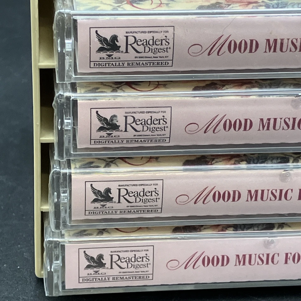 Mood Music For Pleasure (Cassette, 1995, 4 Tape Set, Readers Digest) SEALED - Image 2 of 4