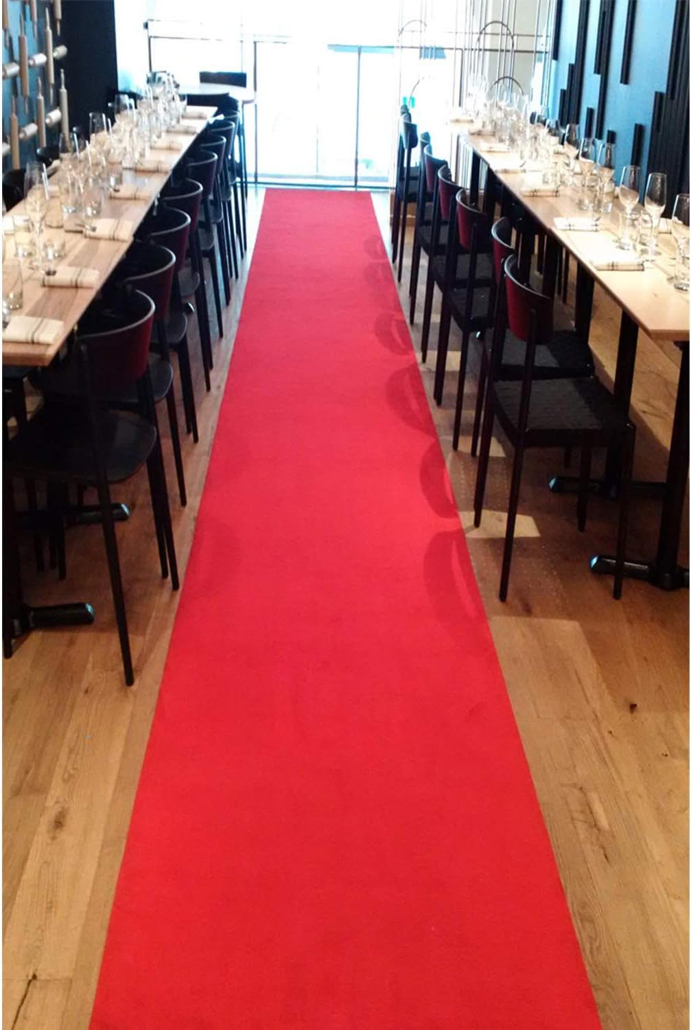 Long Red Carpet Runner for Party 3 x 50 ft Red Wedding Aisle Runner