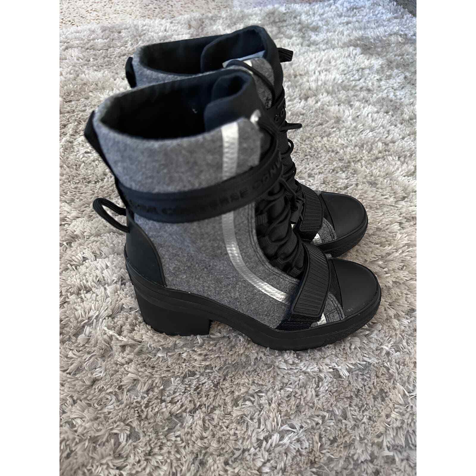 Converse women's hi top chuck taylor allstar GR82 platform boots size 6