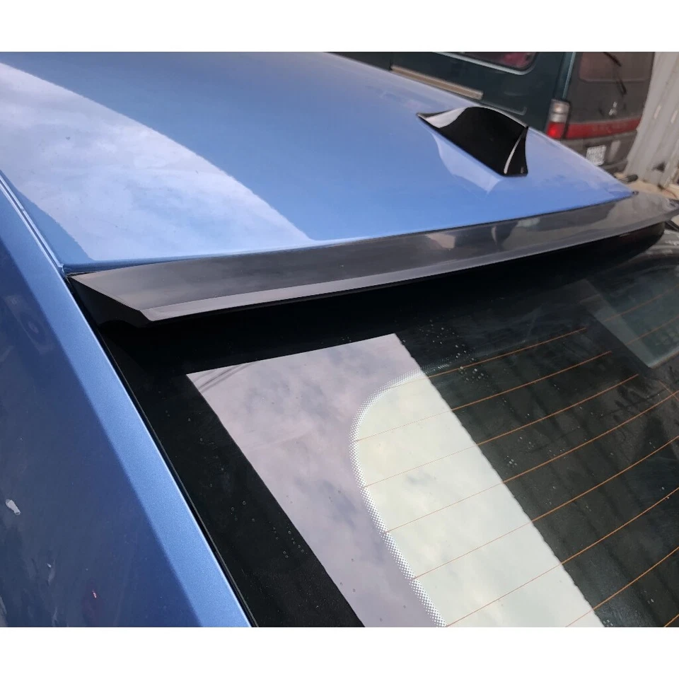Flat Black 380Q Rear Window Roof Spoiler Wing Fits 2006~2011 Acura CSX Sedan - Imagem 2 de 4