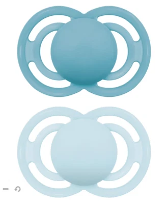 MAM Perfect 6+ Months Soother Dummy Double Pack - Blue - Dummies
