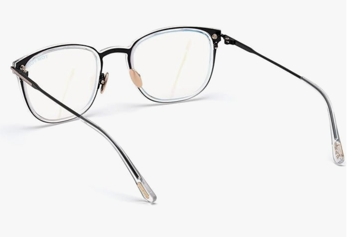 New TOM FORD Eyeglasses TF 5694-B 001 52-22 145 Black Titanium