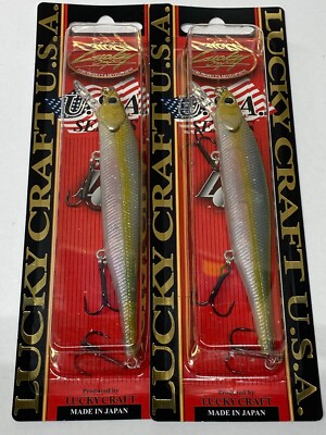 Jerkbaits by Lucky Craft, Lot of 2, Lightning Pointer 110SP, 1/2 oz., New