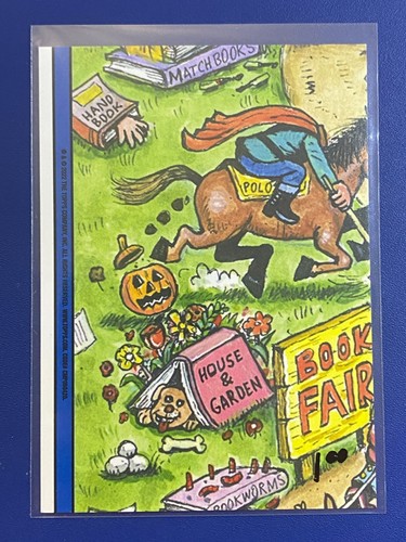 2022 Topps Garbage Pail Kids Book Worms Booger Green Parallels - You Pick! - 第 160/238 張圖片
