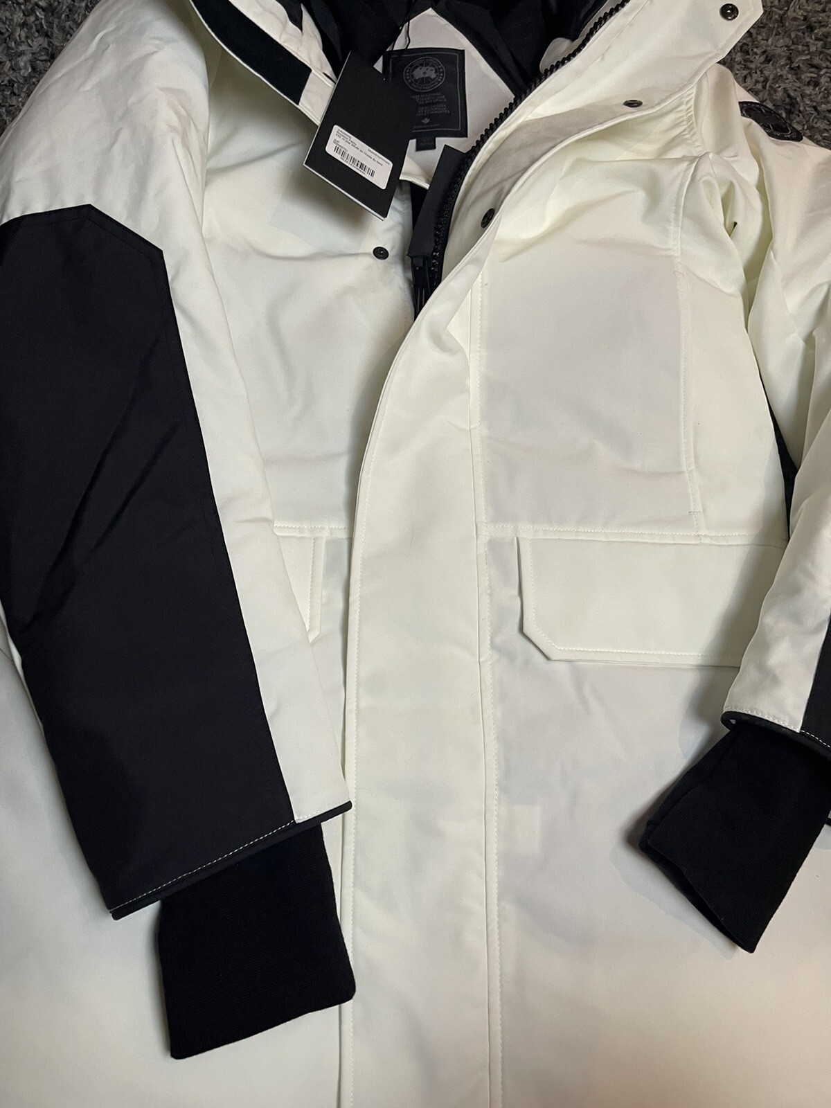 Canada Goose Men. Brockion Parka Black Label Small S NWT Authentic 3409MB image 6