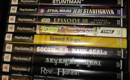 Lot Of 32 PlayStation 2 Games Most Are Complete In Original Boxes + Manuals PS2