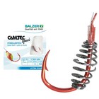 Balzer Camtec Speci Forellenteig Haken Rot 140cm Vorfach Forellenhaken Teig