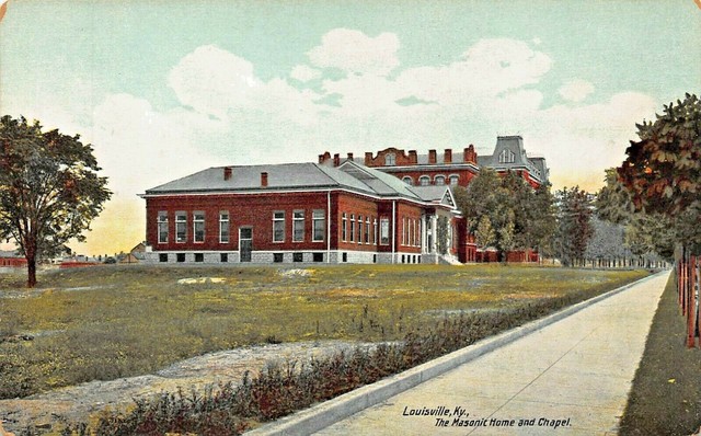 LOUISVILLE KY~MASONIC HOME & CHAPEL~1910s POSTCARD | eBay