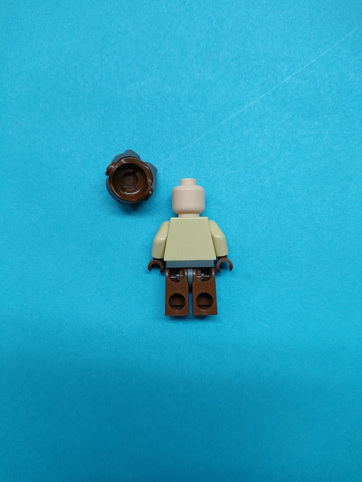 Lego Star Wars Minifigura Naboo Fighter Pilot - ¡Chaqueta Bronceada 7660! Foto 4 de 4