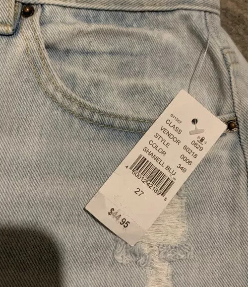 NWT $45 PacSun Shorts 27 Ultra High Rise Vintage Shorts Button Fly