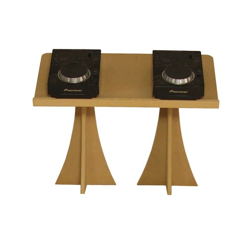Laptop CDJ CD Deck Stand Shelf Holder pioneer cdjs etc - Kernow Carpentry (AS2) - Picture 2 of 4