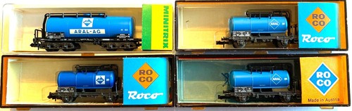 Minitrix 3553 + Roco  2332 + 25089 x2  Kesselwagen ARAL in OVP | Zustand: Gebraucht