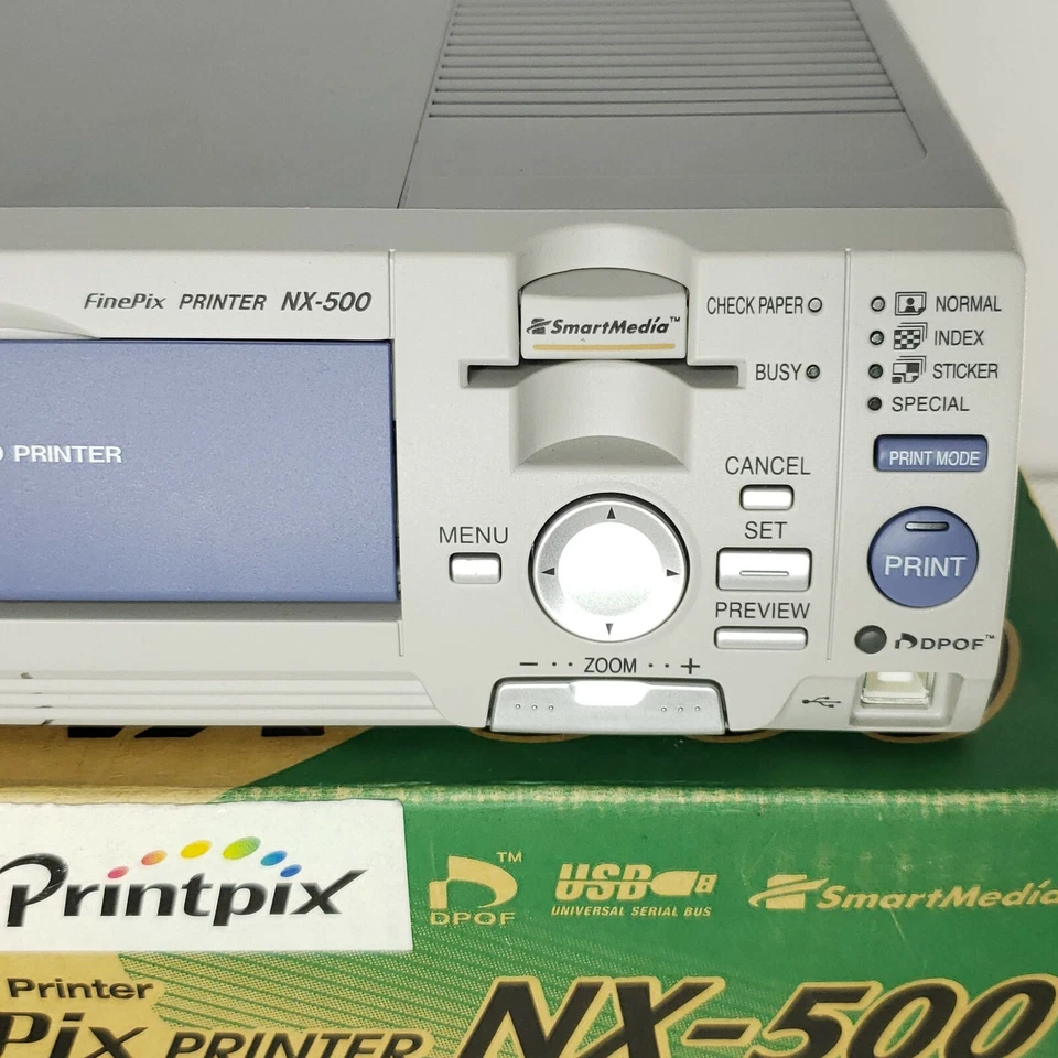 Vintage Fujifilm NX 500 Digital Photo Thermal Printer New Open Box Japan - Image 4 of 4