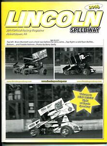 Lincoln Speedway Auto Race Program Vol. 22 #11-2014-sprint & stock cars