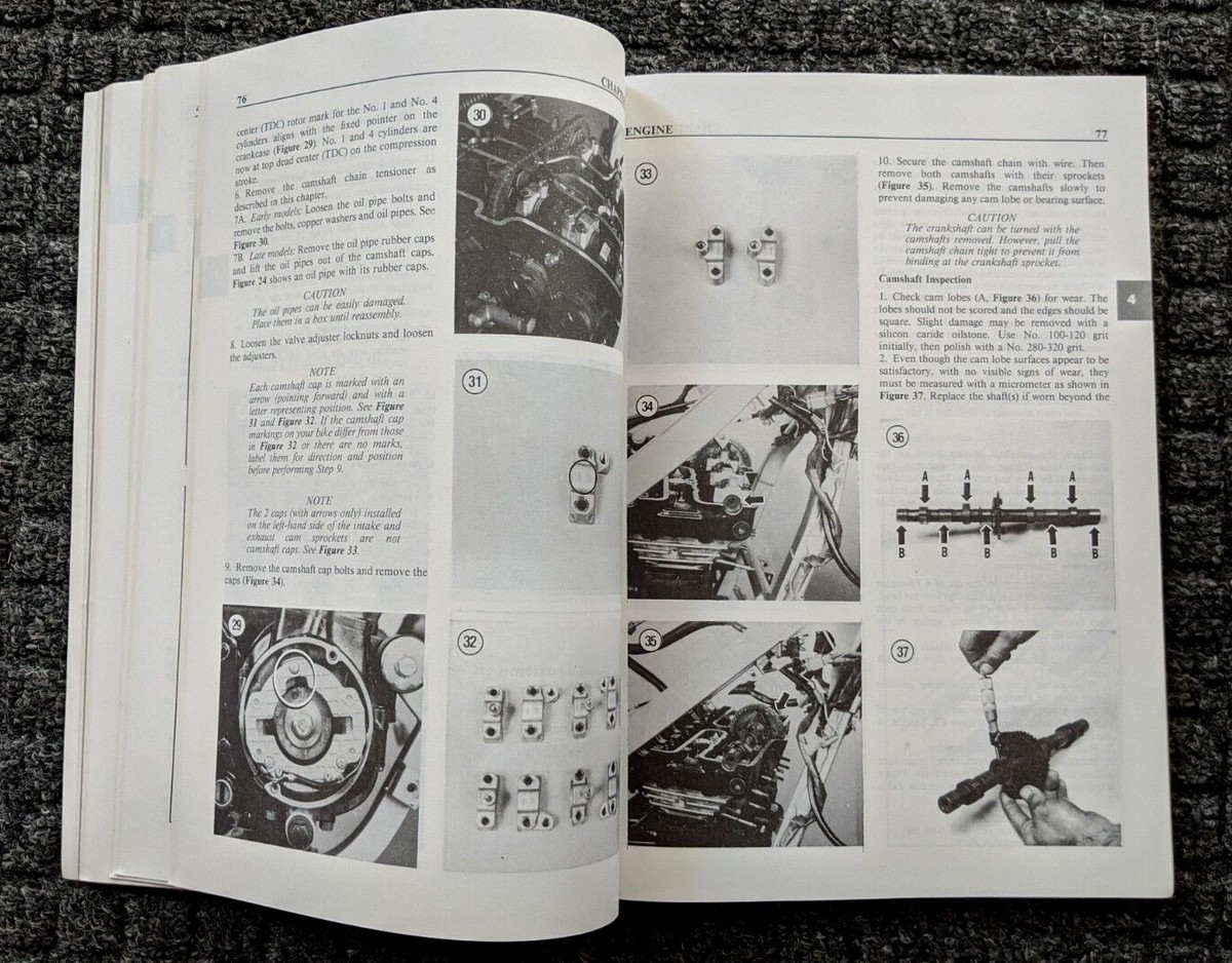 ともページ 1985-1987 KAWASAKI ZX500 & ZX600 NINJA MOTORCYCLE SERVICE MANUAL