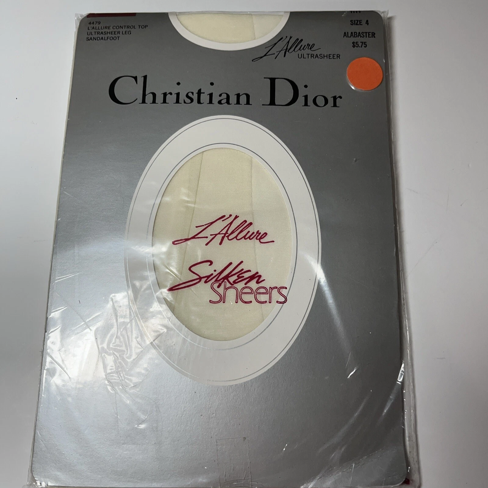 Culotte vintage Christian Dior cntrl top ultrasher albâtre convient 6'0