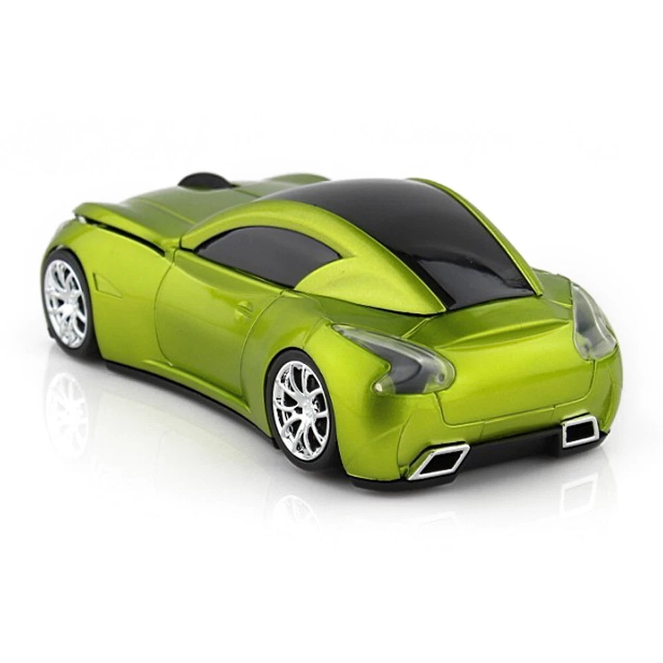 Wireless Mouse Car Shape Computer Optical Mice with LED Headlight - Image 4 of 4