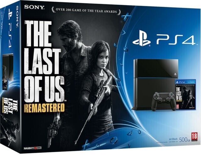 PlayStation 4 500GB Console - The Last of Us Remastered Bundle