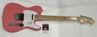 ORIANTHI PANAGARIS SIGNED PINK ELECTRIC GUITAR MICHAEL JACKSON JSA COA — photo 1