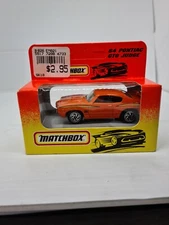 Vintage Matchbox Superfast #64 Pontiac GTO Judge Orange New And Sealed Diecast 