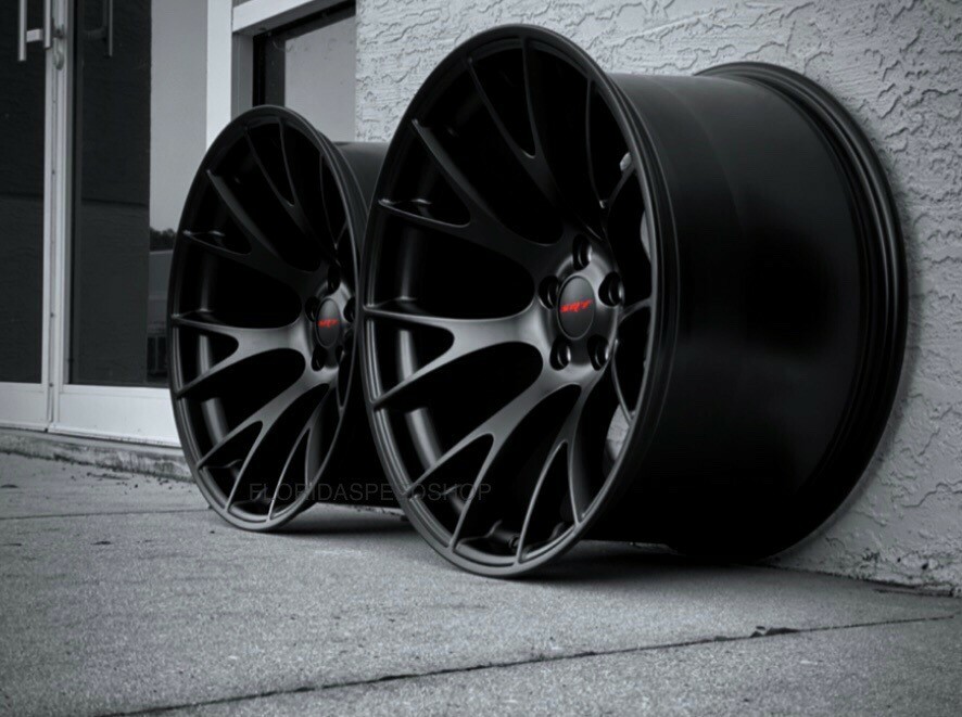 Dodge Satin Black Hellcat Wheels 20X11