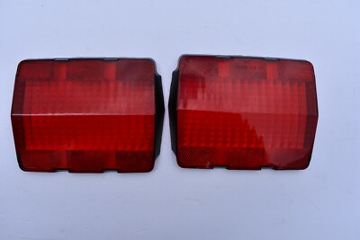 Pair 1964 1965 1966 Ford Mustang Tail Light Lenses FoMoCo Licensed Reproduction Pair 1964 1965 1966 Ford Mustang Tail Light Lenses FoMoCo Licensed Reproduction
