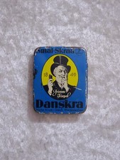 Antike Blechdose Kautabak Smal Kraa Danskra Grimm & Triebel Nordhausen Vintage