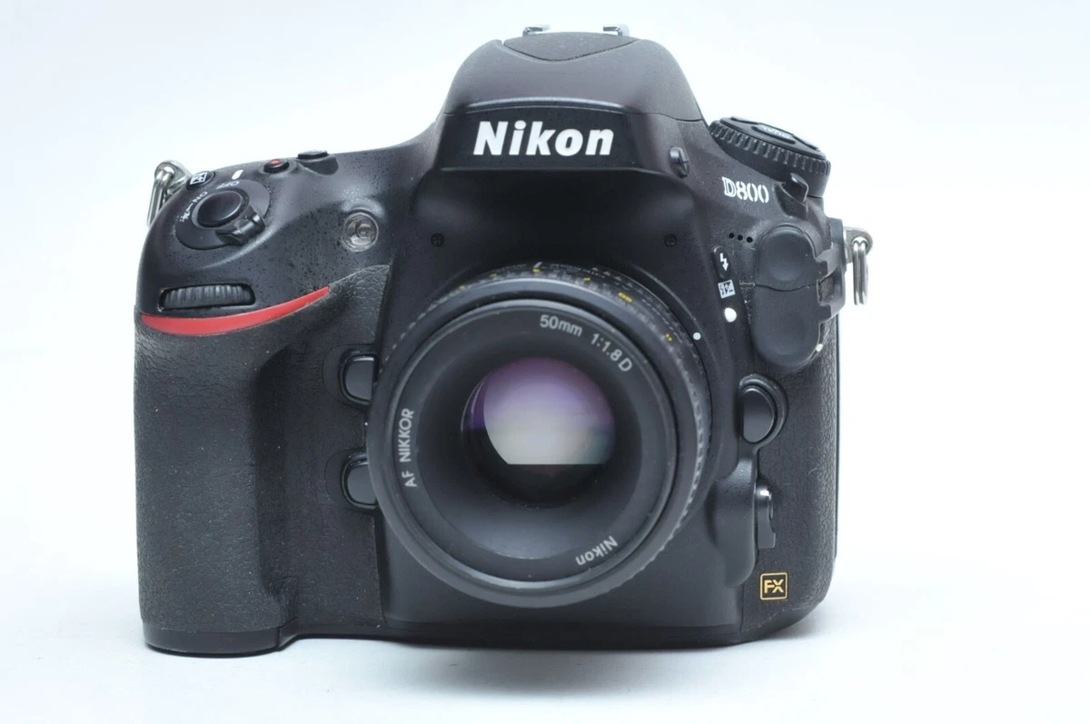 Nikon D800 FX DSLR Camera W/ AF 50mm F1.8D Lens *READ* | eBay