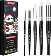 Dry Brush Miniature Painting Drybrush Set - 5 Sizes Hobby Detail Paint Brush Set