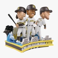 MLB San Diego Padres Bobblehead Trent Grisham, Manny Machado, Joe Musgrove NIB 