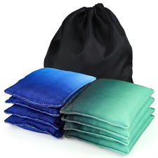 Weather Resistant Cornhole Bags, Gradient Corn Hole Bags Set of 8, Profession...