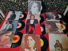 RICCARDO FOGLI LOTTO 10 DISCHI 45 Giri Anni 60 70 80 DISCO VINILE ORIGINALl POP