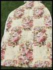 Vintage Art Deco Floral Fabric, 11 Yards Never Used, Hand Print Buckingham — photo 1