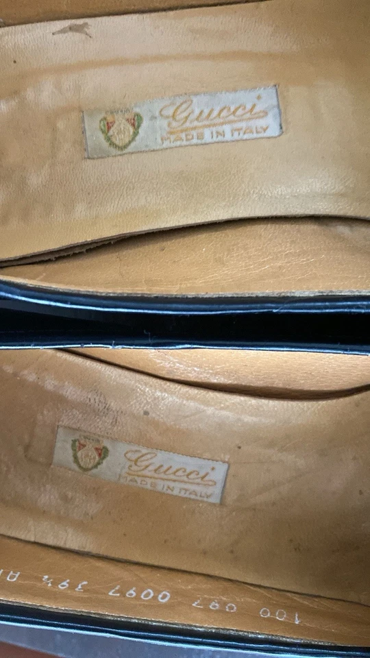 Zapatos GUCCI Vintage Azul Oscuro Talla 9 (Europa Talla 39.5 AA) mira las fotos Foto 4 de 4