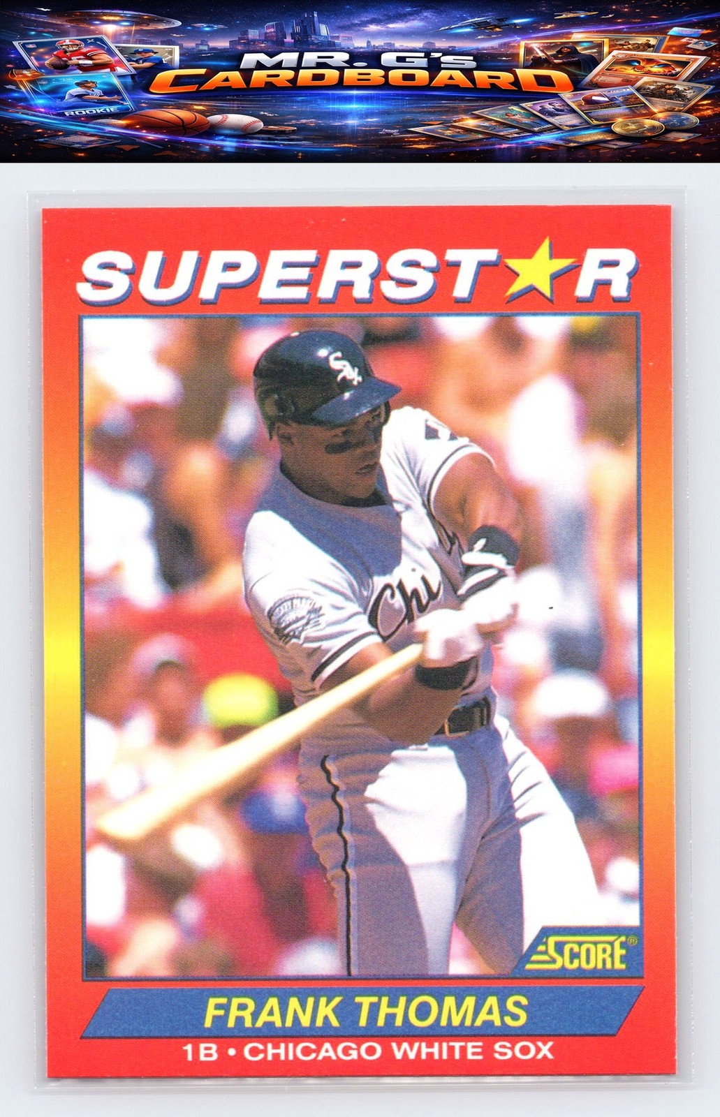 1992 Score 100 Superstars #51 Frank Thomas