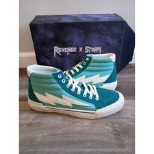 NIB REVENGE STORM Mens VOL 2 SIZE 11 TURQUOISE SEA GREEN High Top Sneaker Shoes