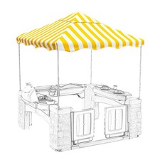 Outdoor Kids Playhouse Replacement Canopy,Replacement Top Cover Suitable for ...