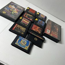 Sega Genesis Game Lot 11 Games Sonic Knuckles Lion King Road Rash + Mermaid