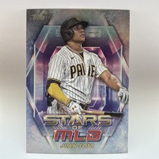 Juan Soto 2023 Topps Chrome Stars of the MLB Prizm San Diego Padres