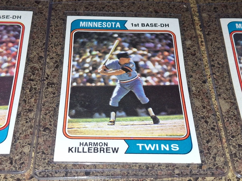 LOT OF 5 1974 TOPPS BB #400 HARMON KILLEBREW - Image 3 of 4