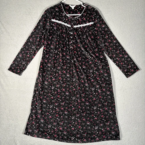 UNDERCOVER Abito da notte midi Secret Treasures taglia M nucleo prateria nero rosso fiori velluto