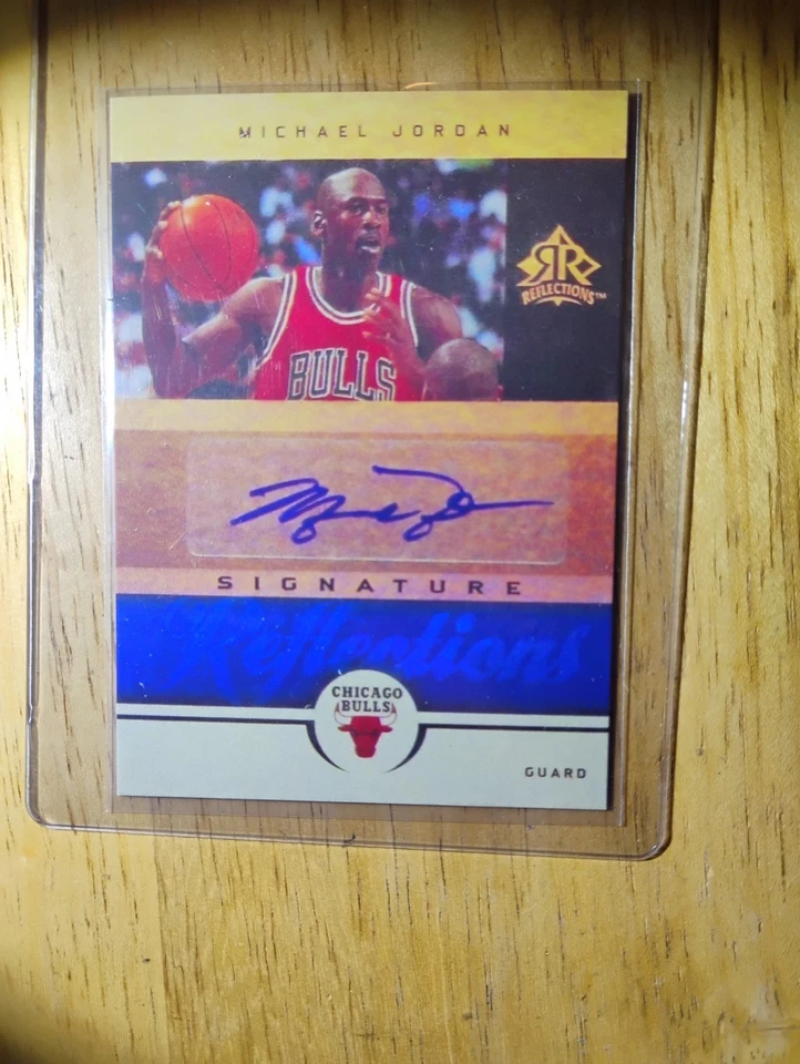 Michael Jordan Autograph Card. 2005-06 Signature Reflections, (RP) - Image 4 of 4